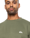 The Quiksilver Mens Mens Basic Sweatshirt in Four Leaf Clover