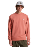 The Quiksilver Mens Basic Sweatshirt in Desert Sand