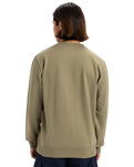 The Quiksilver Mens Basic Crew Sweatshirt in Aloe