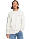 The Quiksilver Mens Basic Crew Sweatshirt in Birch