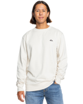 The Quiksilver Mens Basic Crew Sweatshirt in Birch