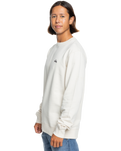 The Quiksilver Mens Basic Crew Sweatshirt in Birch