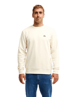 The Quiksilver Mens Basic Sweatshirt in Bone