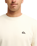 The Quiksilver Mens Basic Sweatshirt in Bone