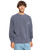 The Quiksilver Mens Garment Dye Sweatshirt in Estate Blue