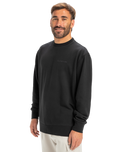 The Quiksilver Mens Salt Water Crew Sweatshirt in Black