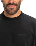 The Quiksilver Mens Salt Water Crew Sweatshirt in Black