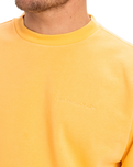 The Quiksilver Mens Salt Water Crew Sweatshirt in Chamois