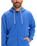The Quiksilver Mens Salt Water Zip Hoodie in Nebulas Blue