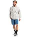 The Quiksilver Mens Salt Water Zip Hoodie in Wind Chime