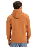 The Quiksilver Mens Comp Logo Hoodie in Bran