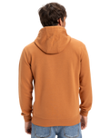 The Quiksilver Mens Comp Logo Hoodie in Bran