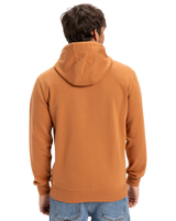 The Quiksilver Mens Comp Logo Hoodie in Bran