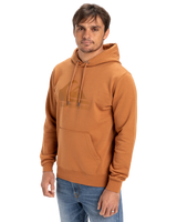 The Quiksilver Mens Comp Logo Hoodie in Bran