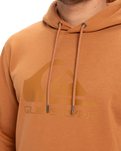 The Quiksilver Mens Comp Logo Hoodie in Bran