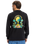 The Quiksilver Mens Graphic Mix Sweatshirt in Black