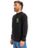 The Quiksilver Mens Graphic Mix Sweatshirt in Black