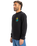 The Quiksilver Mens Graphic Mix Sweatshirt in Black