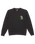 The Quiksilver Mens Graphic Mix Sweatshirt in Black