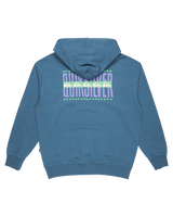 The Quiksilver Mens APOG Heritage Hoodie in Real Teal