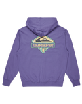 The Quiksilver Mens Apog Heritage Hoodie in Dusted Peri