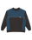 The Quiksilver Mens Global Heat Crew Sweatshirt in Dark Shadow