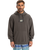 The Quiksilver Mens Global Heat Hoodie in Dark Shadow