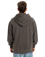 The Quiksilver Mens Global Heat Hoodie in Dark Shadow