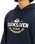The Quiksilver Mens Typed Out Hoodie in Dark Navy