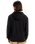 The Quiksilver Mens Typed Out Hoodie in Black