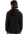 The Quiksilver Mens Typed Out Hoodie in Black