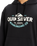 The Quiksilver Mens Typed Out Hoodie in Black