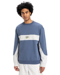 The Quiksilver Mens Mercury Devil Crew Sweatshirt in Vintage Indigo