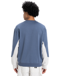 The Quiksilver Mens Mercury Devil Crew Sweatshirt in Vintage Indigo