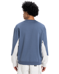 The Quiksilver Mens Mercury Devil Crew Sweatshirt in Vintage Indigo