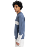 The Quiksilver Mens Mercury Devil Crew Sweatshirt in Vintage Indigo