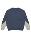 The Quiksilver Mens Mercury Devil Crew Sweatshirt in Vintage Indigo