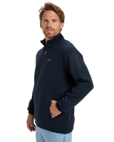 Keller 1/4 Zip Fleece in Dark Navy Heather