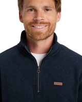 Keller 1/4 Zip Fleece in Dark Navy Heather