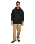 Keller Hoodie in Black Heather