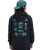 The Quiksilver Mens Salt Water Graphic Hoodie in Black