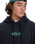The Quiksilver Mens Salt Water Graphic Hoodie in Black
