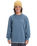 The Quiksilver Mens Salt Water Graphic Sweatshirt in China Blue