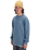 The Quiksilver Mens Salt Water Graphic Sweatshirt in China Blue