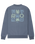 The Quiksilver Mens Salt Water Graphic Sweatshirt in China Blue