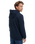 The Quiksilver Mens Chest Logo Zip Hoodie in Dark Navy