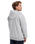 The Quiksilver Mens Chest Logo Zip Hoodie in Light Grey Heather
