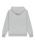 The Quiksilver Mens Chest Logo Zip Hoodie in Light Grey Heather