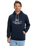 The Quiksilver Mens Classic Hoodie in Dark Navy