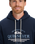 The Quiksilver Mens Classic Hoodie in Dark Navy